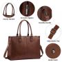 LOVEVOOK Wholesale OEM Women's PU Leather 15.6 inches Business Office Bags for Women Laptop Bags Female Messenger Tote Hand Bags