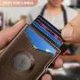 Anti Theft Brush Positioning Men Card Holder Wallet Dermis Luxury Mens Bags High Capacity Card Pack Cartera De Hombre