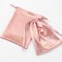 Recyclable Custom LogoSoft Silk Stain Fabric Drawstring Packaging Bag For Jewelry Satin Bundle Bags