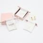 Hot Stamping Mini Faux Suede Necklace Bracelet Packaging Pouch Luxury Microfiber Drawstring Earring Jewelry Bag