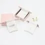 Hot Stamping Mini Faux Suede Necklace Bracelet Packaging Pouch Luxury Microfiber Drawstring Earring Jewelry Bag