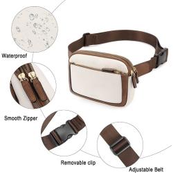 Mini Messenger bag waist bag adjustable shoulder strap artificial leather women's waist bag