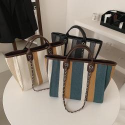 Single shoulder crossbody large capacity chain women's bag