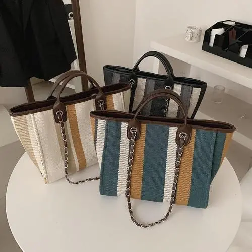 Single shoulder crossbody large capacity chain women's bag