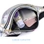 Holographic PU Leather Stitching Pattern Unisex Diagonal Fanny Pack Personalized Lingge Laser Waist Bag