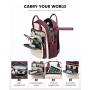 LOVEVOOK custom Lightweight casual daypacks large 15.6 17inch computer rucksack new quilted travel school women laptop backpacks