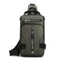 New men's chest bag trend multifunctional backpack men's casual cross-body bag portable men's one-shoulder backpack