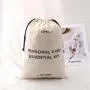 Eco-friendly Recycled Cotton Drawstring Shopping Clothes Storage Bag Custom Logo Printed Muslin Dust Gift Cotton Pouch
