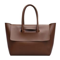 ZWY095 New Simple Solid Color PU Leather Tote Bag Wholesale Fashion Business Waterproof Women Handbag Work Student Organizer Bag