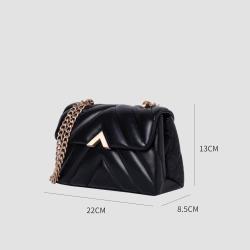 2024 New Style Factory High Quality Custom Logo OEM ODM Ladies Shoulder Bag Handbag For Women With Chain