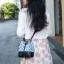 2024 Ladies Printed Handbags Single Shoulder Fashionable Bucket Bag with Portable Feature Classic Design for Foreign Trade