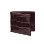 Custom Logo Crocodile Genuine Leather Slim Credit Card Holder RFID Men Bifold Wallet