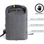 Avoid Theft Knapsack Cut Proof Fabric Backpack Anti Knife Bag Water Proof Cut Resistant Anti-theft Bag With Lock