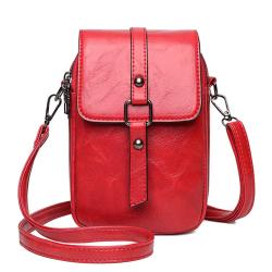 New phone bag for Women Cross-Border Soft PU Leather Messenger Bag Simple Fashion Light Small Square Shoulder Bag Casual Lady