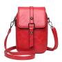 New phone bag for Women Cross-Border Soft PU Leather Messenger Bag Simple Fashion Light Small Square Shoulder Bag Casual Lady