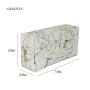 White Luxury Cosmetic Organizer 3 Piece Makeup Bag Makeup Bags And Boxes 3 Pic Set Bag Beauty Silk Logo Marble Make Up Pouch