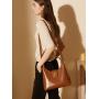 Tote Bag 2024 New Versatile One Shoulder Leather Retro Club Bag