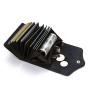 ZHF400 Cross-border antimagnetic RFID Women's Creative Wallet Card Bag Case Double Buckle Wallet Zipper Zero Wallet