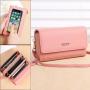 New 2024 Touch screen Mobile Phone Bag Small Mini Single Shoulder Crossbody Bag Zipper Wallet Fashion Mobile Phone Messenger Bag