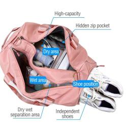 Custom Color Duffle Bag Travel Clothes Storage Bags Oxford Weekend Portable Moving Fitness Yoga Training Luggage Bag