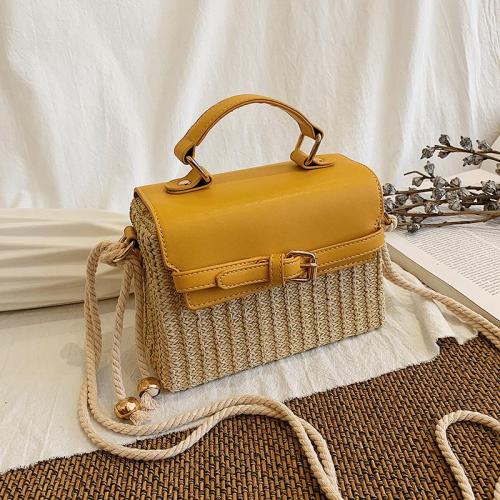 Summer new minimalist single shoulder crossbody grass woven bag