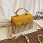 Summer new minimalist single shoulder crossbody grass woven bag