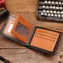 Multi Card Bit Men Card Holder Wallet Short Pure Color Slim Wallet For Men New Korean Fashion Men Leather Wallet carteras mujer
