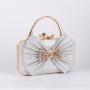 New sequin small square bag single shoulder crossbody handbag banquet bowknot clutch bags dress diamond inlaid evening bag