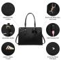 LOVEVOOK Laptop Tote Bags Large PU Crossbody Work shoulder Bags 15.6inch Computer bags 2pcs Briefcase women Handbags and Purse