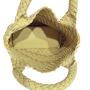 2024 Custom Weave Leather Bucket Bag Handbag For Women Luxury With Clutch Purse