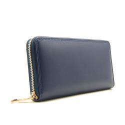 Women purse PU leather with wrist strap large capacity leather purse for women
