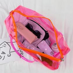 wholesale clear overnight bag spend the night duffel bag over night bags pvc duffle handbag without logo