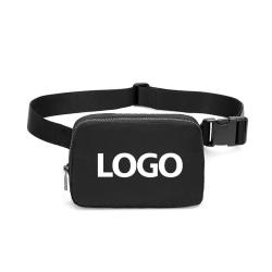 outdoor waterproof running sport walking money mini belt bag with adjustable strap small waist bag for men women