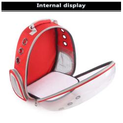 KBW071 Hot Selling Transparent Cat Bag Pet Backpack Space Capsule Cat Bag Protection Breathable Shoulder Pet Backpack