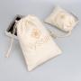 High Quality Cotton Dust Linen Candle Soap Pouch Natural Muslin Canvas Gift Shoe Underwear Packaging Drawstring Bag