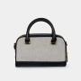 2024 New Stylish Canvas Top Handle Womens Boston Bags Vegan Leather Crossbody Bag Casual Fully Custom Womens Handbags