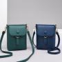 New Pure Color Simple Match Foreign Style Texture Purse Mobile Phone Bag Single Shoulder Oblique Span Mini Female Bag