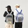 KBW657 Hot Sale Large Capacity PVC Transparent Shoulders Backpack High Quality Travel Universal Waterproof Student Schoolbag
