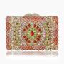 China Professional Supplier Customized Color Rhinestones Clutch Bags Dinner Party Bag  Shiny Diamond Evening Bags