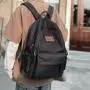 ZR858 Schoolbag New Backpack Fashion High Capacity Unisex Computer Laptop Bag Oxford High School Students Letter Backpack Sport