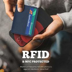 Popular Men Customized Personalized Genuine Leather Wallets Multifunctional Short Card Holder RFID Blocking Bifold Card Holder