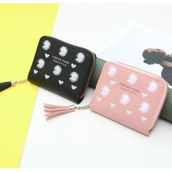 Women's Wallet Coin Purse Short Embroidery Card Bag 2024 Ladies Purse New Design Small Bag Tassels Wholesale Fashion