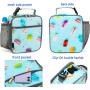 Kids School Lunch Bag insulated Lunch Box Organizer Cooler Bags for Work Girls Boys Children Student with Strap