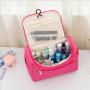 Wholesale Travel Waterproof Hang Cosmetic Toiletry Bag Large Capacity Polyester Hanging Makeup Cosmetic Bag