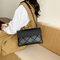 Popular Purse Leather Sling Bags for Women Crossbody Messenger Fashion Handbags Ladies Flap Chain Bags Classic style purse