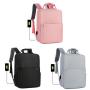 KBW724 Women High Quality Business Travel Work Bag USB Men Backpack Fashion 15.6-inch Laptop Backpack