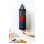 KBW525 Rubbish Bag Storage Kitchen Wall Mounted Plastic Storage Bag Extractable Household Shopping Bag Mesh Storage Box
