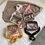 Fashion Custom Shoulder Strap Clear Crossbody Bag Transparent PVC Women Bag Custom Ita Bag