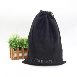 Eco-Friendly High Quality Suede Drawstring Shoes Bag Suede Dust Bag For Handbag
