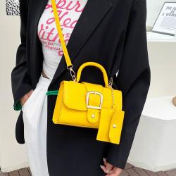 Magnetic Button Custom Designer Handbag Pure Color Shoulder Crossbody Bag Pu Bags Women Handbags Shoulder CY74375
